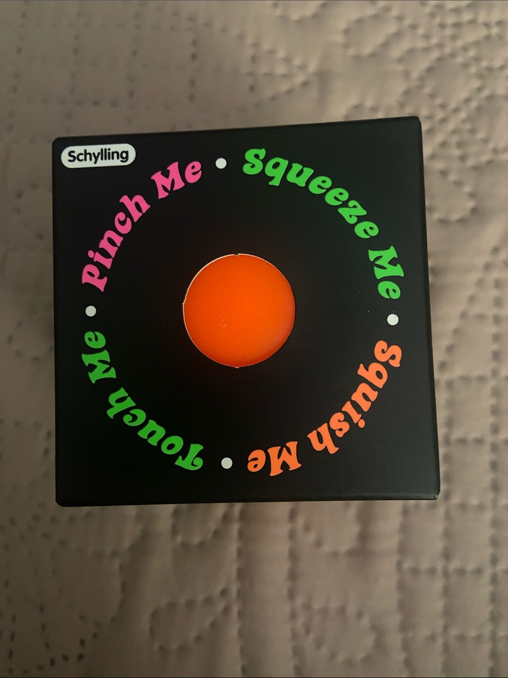Bright Orange- Schylling Squeeze Ball Toy - Sensory Fidget